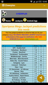 cheerplex sportpesa mega jackpot prediction