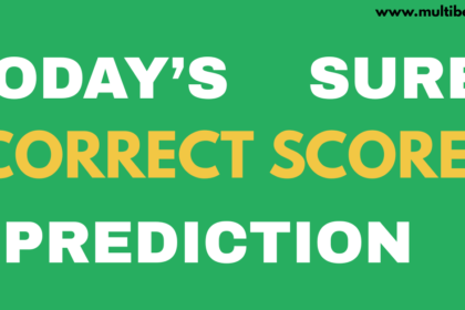 Correct score prediction list for Kenyan bettors